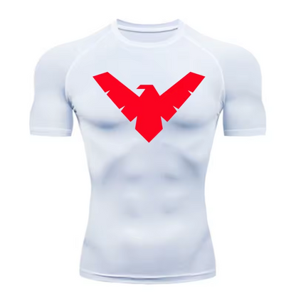 Nightwing Compression T-Shirt | Anime Gym Wear | Breathable Workout Shirt