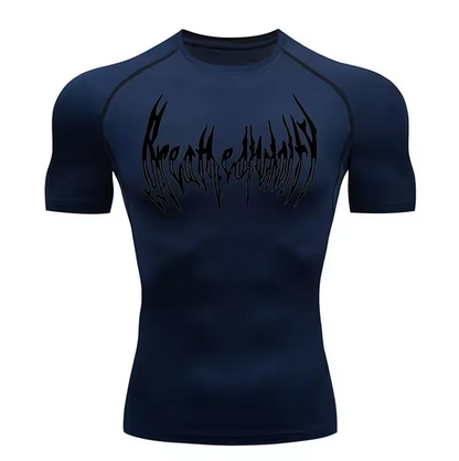 Reincarnation Compression T-Shirt | Anime Gym Wear | Breathable Workout Shirt