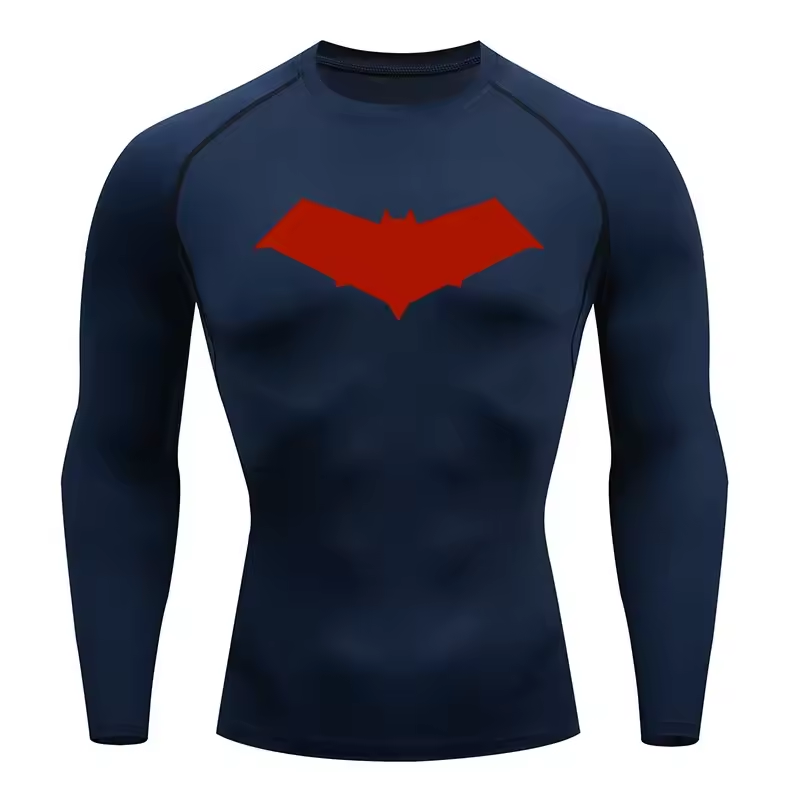 Red Hood | Jason Todd | Compression Long Sleeve | Gym Wear | Breathable Workout Shirt