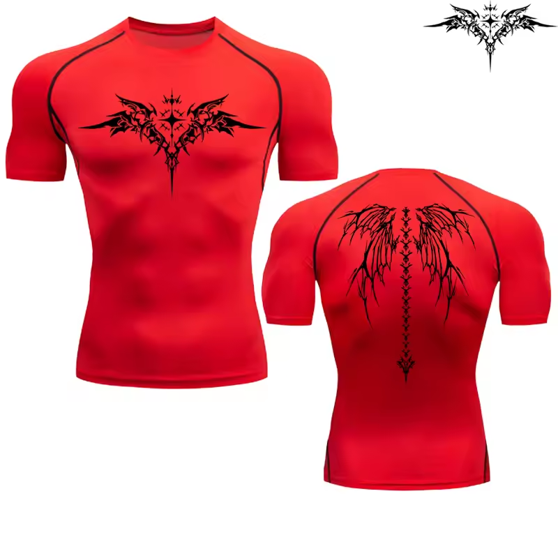 Of Gold 2.0 Compression T-Shirt | Anime Gym Wear | Breathable Workout Shirt