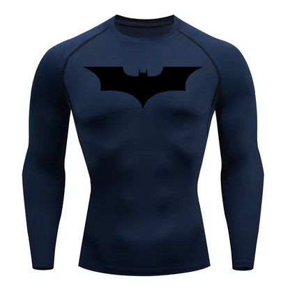 Batman Compression Long Sleeve | Gym Wear | Breathable Workout Shirt