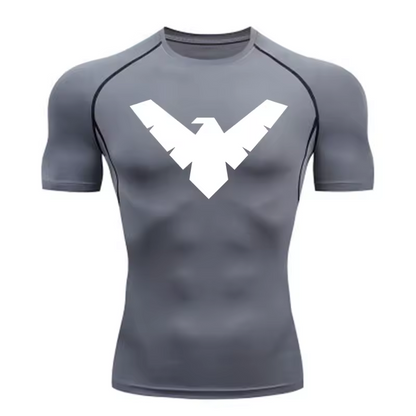 Nightwing Compression T-Shirt | Anime Gym Wear | Breathable Workout Shirt
