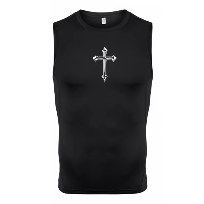 Cross Men’s Compression Rash Guard Tank Top