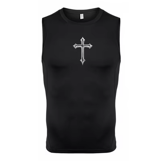 Cross Men’s Compression Rash Guard Tank Top