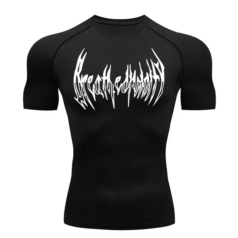 Reincarnation Compression T-Shirt | Anime Gym Wear | Breathable Workout Shirt