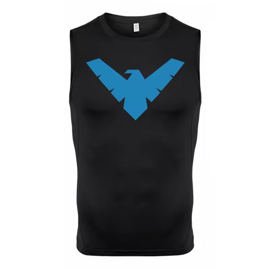 Nightwing Men’s Compression Rash Guard Tank Top