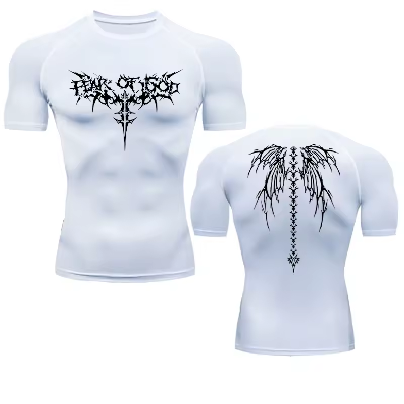 Of Gold Compression T-Shirt | Anime Gym Wear | Breathable Workout Shirt