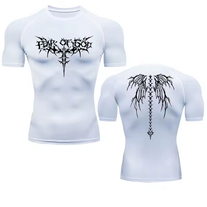 Of Gold Compression T-Shirt | Anime Gym Wear | Breathable Workout Shirt
