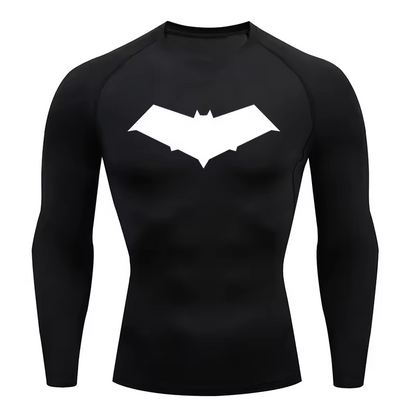 Red Hood | Jason Todd | Compression Long Sleeve | Gym Wear | Breathable Workout Shirt