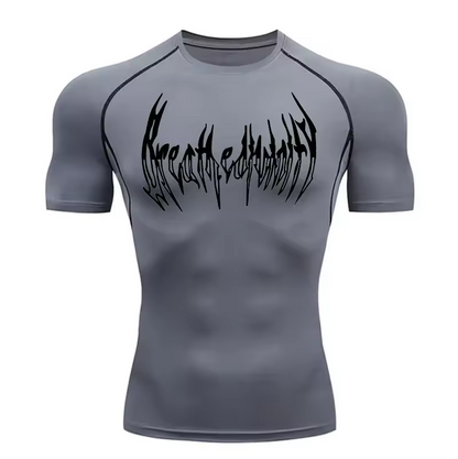 Reincarnation Compression T-Shirt | Anime Gym Wear | Breathable Workout Shirt