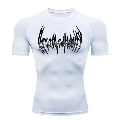 Reincarnation Compression T-Shirt | Anime Gym Wear | Breathable Workout Shirt