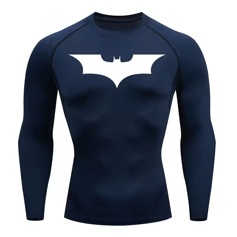 Batman Compression Long Sleeve | Gym Wear | Breathable Workout Shirt