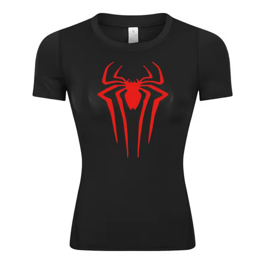 Spider-Man Women’s Compression Rash Guard T-Shirt