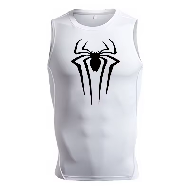 Spider-Man Men’s Compression Rash Guard Tank Top