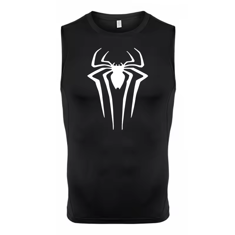 Spider-Man Men’s Compression Rash Guard Tank Top
