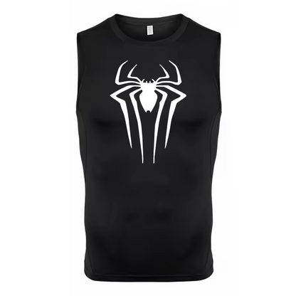 Spider-Man Men’s Compression Rash Guard Tank Top