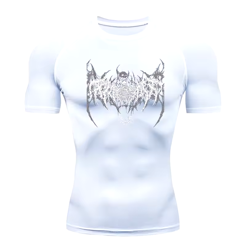 Skeleton Compression T-Shirt | Anime Gym Wear | Breathable Workout Shirt