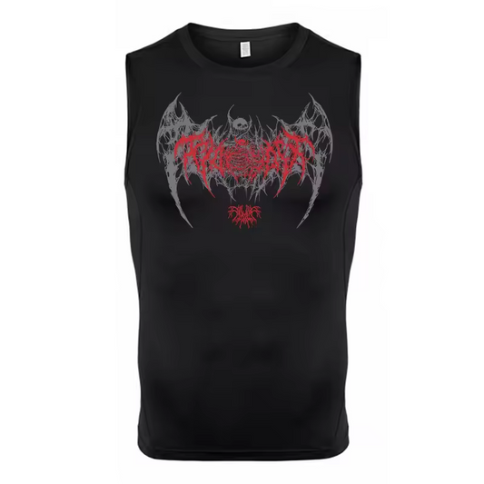 Y2K Skeleton Men’s Compression Rash Guard Tank Top