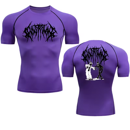 Ghost Compression T-Shirt | Anime Gym Wear | Breathable Workout Shirt