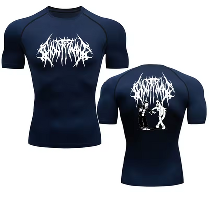 Ghost Compression T-Shirt | Anime Gym Wear | Breathable Workout Shirt