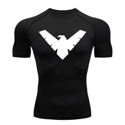 Nightwing Compression T-Shirt | Anime Gym Wear | Breathable Workout Shirt