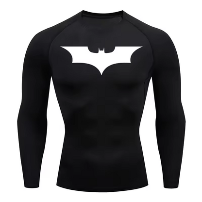 Batman Compression Long Sleeve | Gym Wear | Breathable Workout Shirt