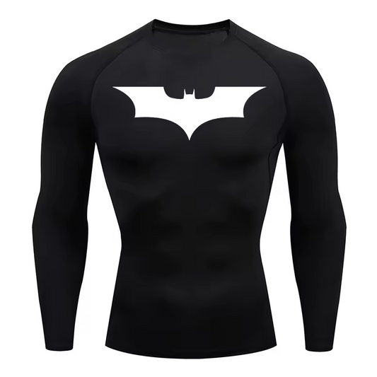 Batman Compression Long Sleeve | Gym Wear | Breathable Workout Shirt