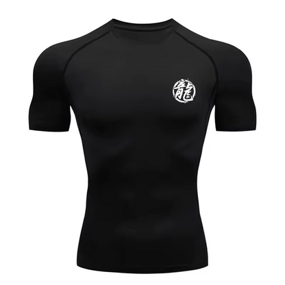Son Goku Compression T-Shirt | dbz Dragon Ball Anime Gym Wear | Breathable Workout Shirt