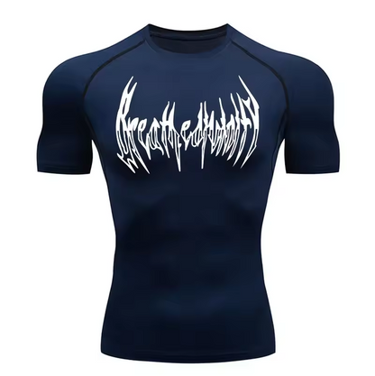 Reincarnation Compression T-Shirt | Anime Gym Wear | Breathable Workout Shirt