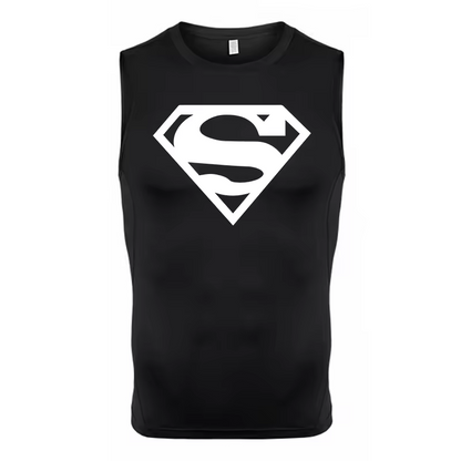 Superman Men’s Compression Rash Guard Tank Top