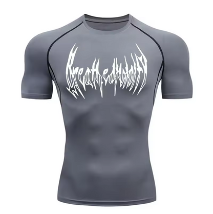 Reincarnation Compression T-Shirt | Anime Gym Wear | Breathable Workout Shirt