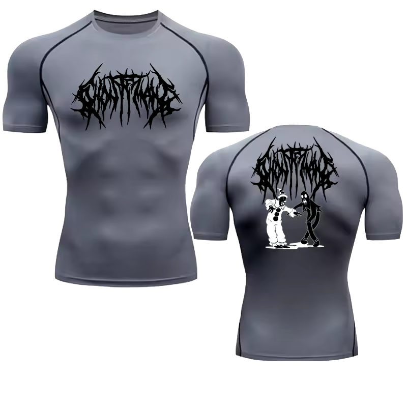 Ghost Compression T-Shirt | Anime Gym Wear | Breathable Workout Shirt