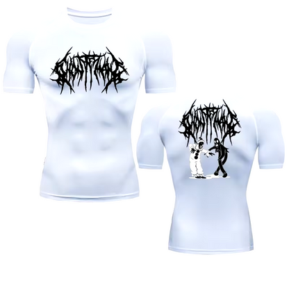Ghost Compression T-Shirt | Anime Gym Wear | Breathable Workout Shirt