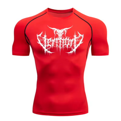 Goat Y2K Compression T-Shirt | Anime Gym Wear | Breathable Workout Shirt