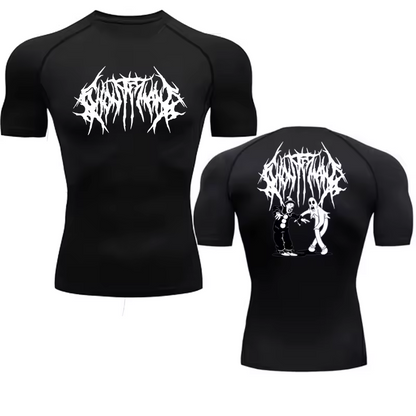 Ghost Compression T-Shirt | Anime Gym Wear | Breathable Workout Shirt