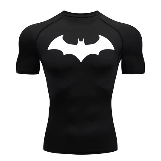 Bat Compression T-Shirt | Anime Gym Wear | Breathable Workout Shirt