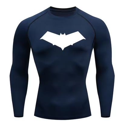 Red Hood | Jason Todd | Compression Long Sleeve | Gym Wear | Breathable Workout Shirt