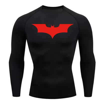 Batman Compression Long Sleeve | Gym Wear | Breathable Workout Shirt