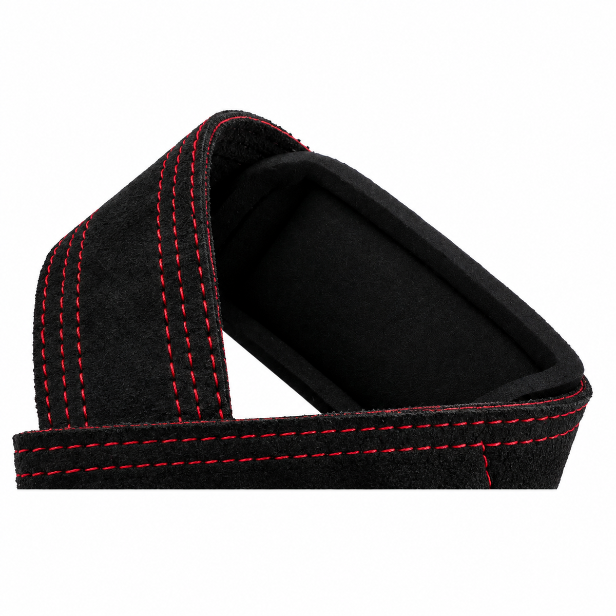 Black Cowhide Lifting Straps – SBR Weightlifting Straps for Deadlifts & Strength Training