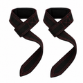 Black Cowhide Lifting Straps – SBR Weightlifting Straps for Deadlifts & Strength Training