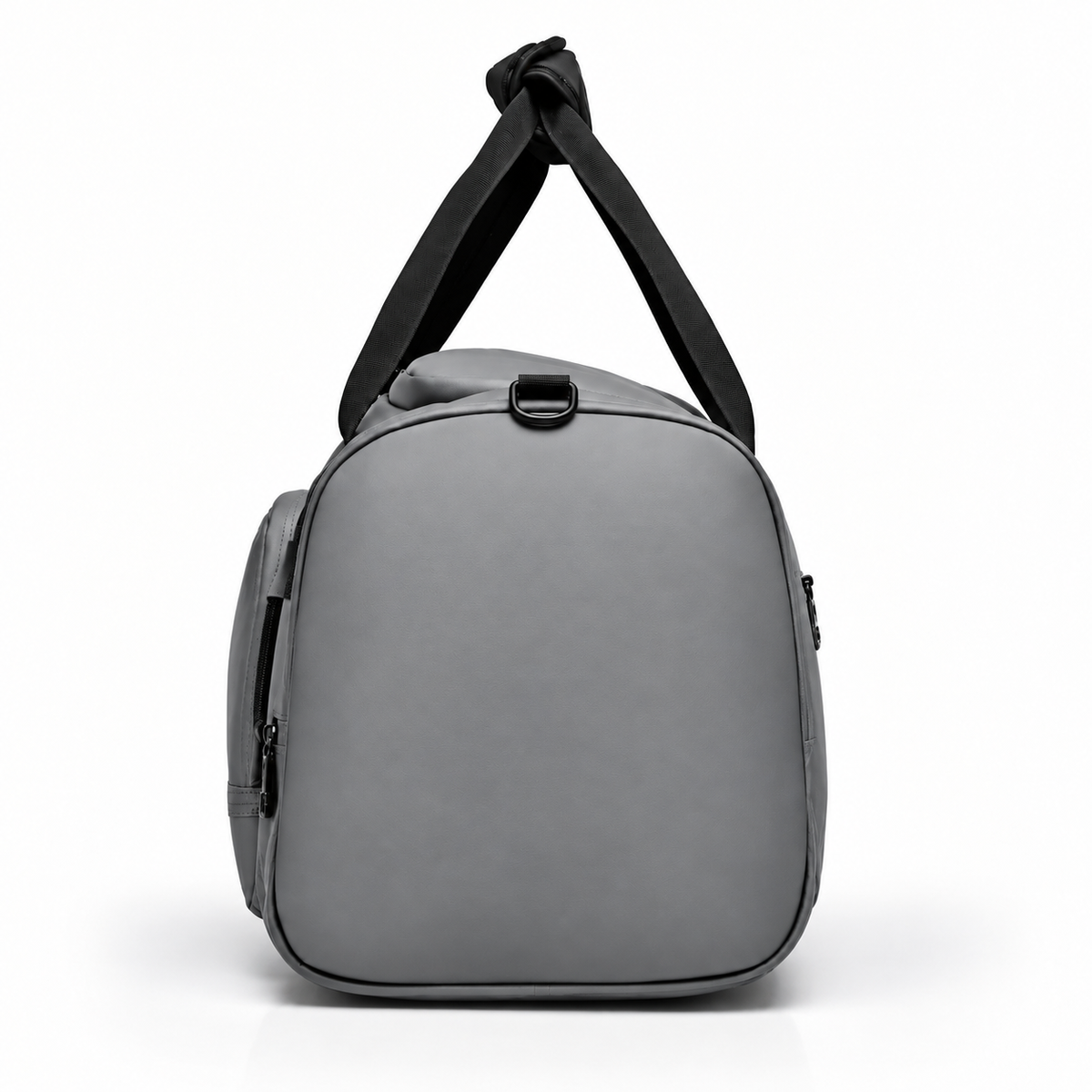 Grey Waterproof Gym Bag – Sports Duffel Bag with Shoe Compartment & Wet/Dry Separation