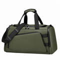 Khaki Waterproof Gym Bag – Sports Duffel Bag with Shoe Compartment & Wet/Dry Separation