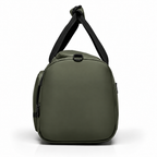Khaki Waterproof Gym Bag – Sports Duffel Bag with Shoe Compartment & Wet/Dry Separation