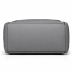 Grey Waterproof Gym Bag – Sports Duffel Bag with Shoe Compartment & Wet/Dry Separation