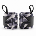 Gray Camo Wrist Wraps