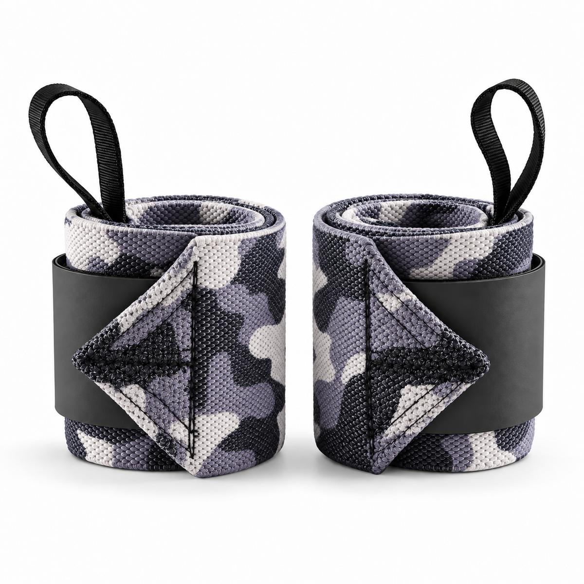 Gray Camo Wrist Wraps
