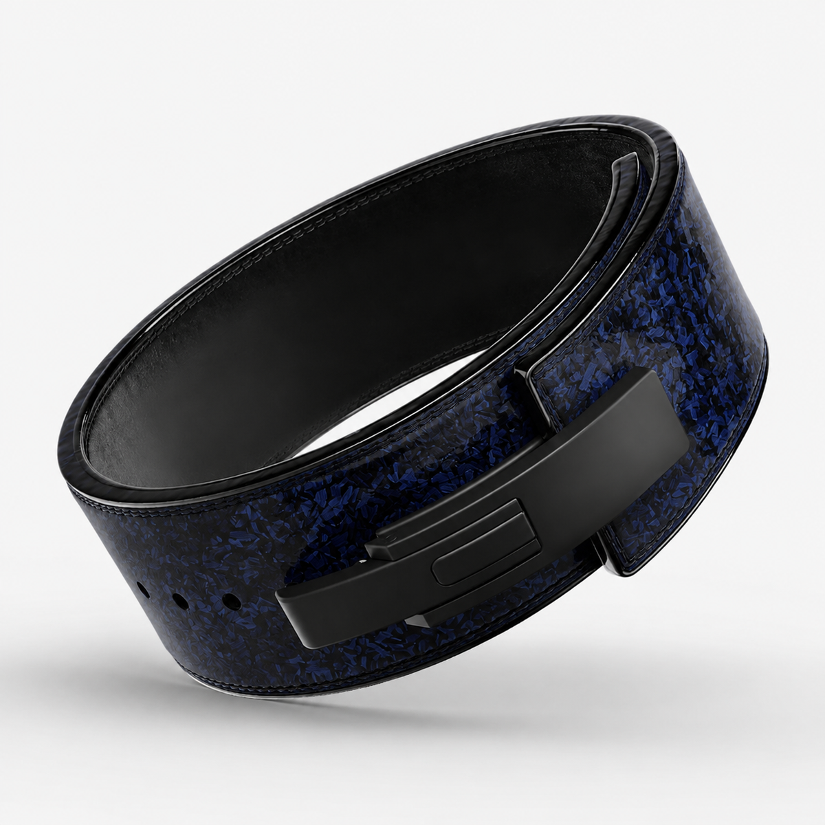Blue Forged Carbon Lever Belt
