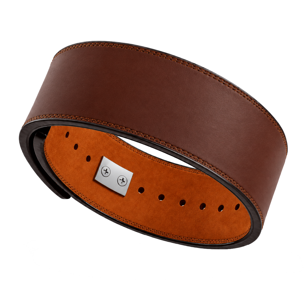 Brown Leather Lever Belt – Premium 10mm Genuine Leather Weightlifting Belt