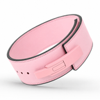 Pink Leather Lever Belt – Premium 10mm Genuine Leather Weightlifting Belt