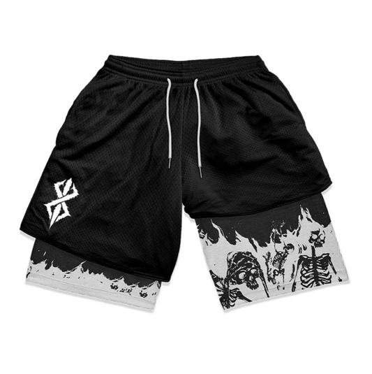 Berserk / Skeleton Gym Shorts 2.0